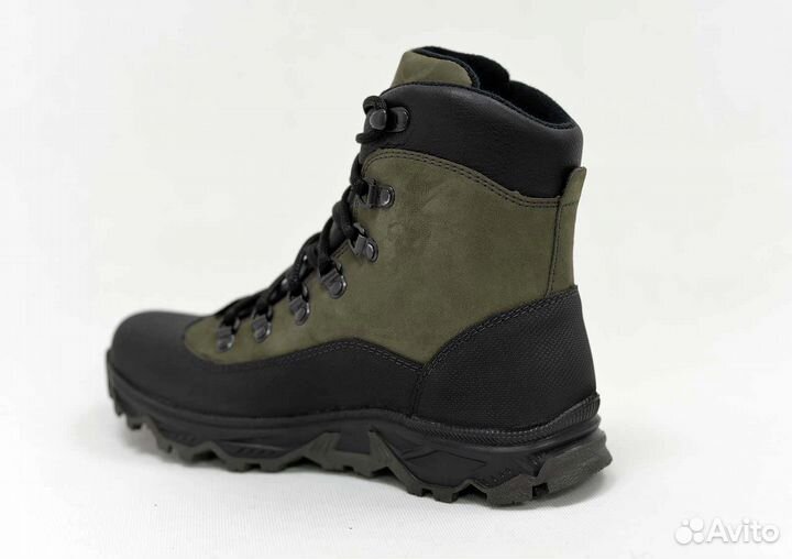 Ботинки муж.трекинг. Turist23 зеленый (капровелюр)