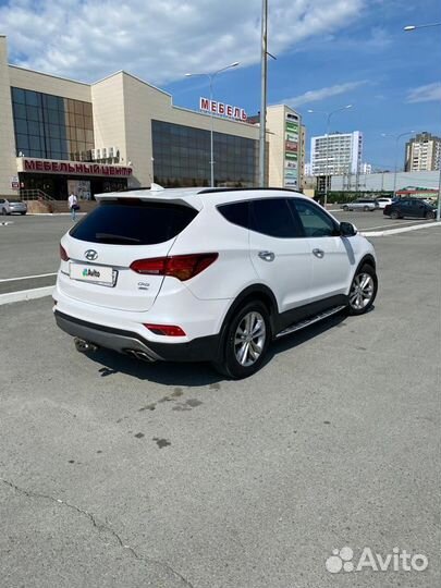 Hyundai Santa Fe 2.2 AT, 2017, 145 000 км