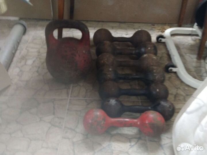 Гантели бу