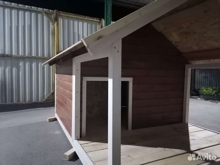 Будки для собак и будки с вольером