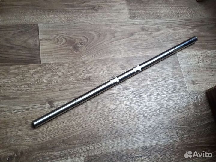 Прямой руль на 25 завод хром