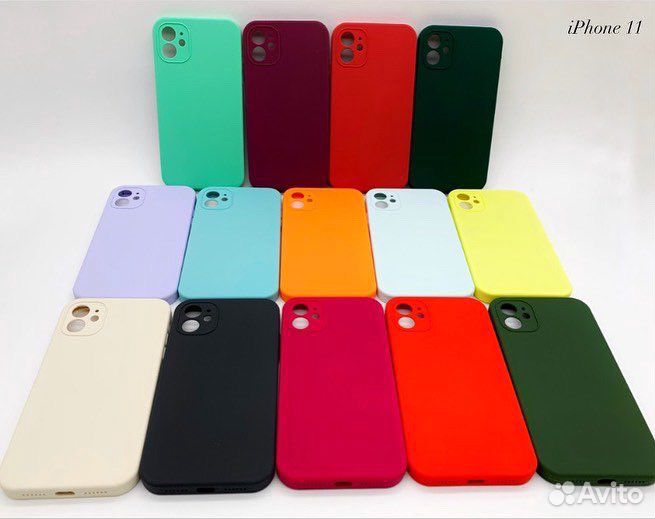 Чехол Silicone Case iPhone 11 все модели