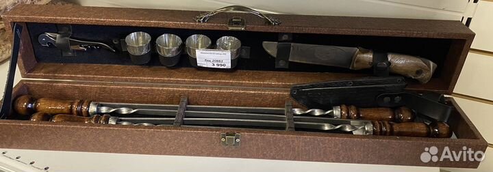 Набор шампуров кизляровский малый