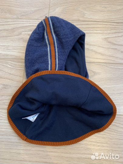 Шапка шлем для мальчика зима