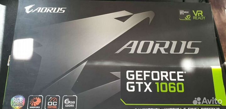 Видеокарта Aorus GeForce GTX 1060