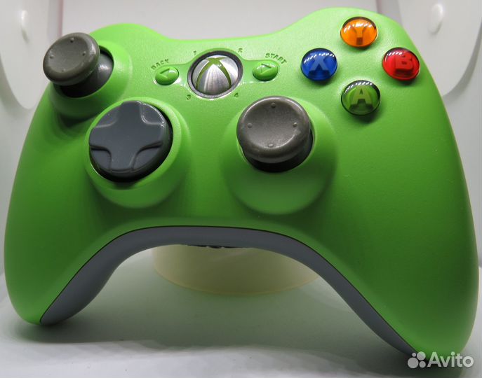Геймпад настоящий оригинал для xbox360 серия green