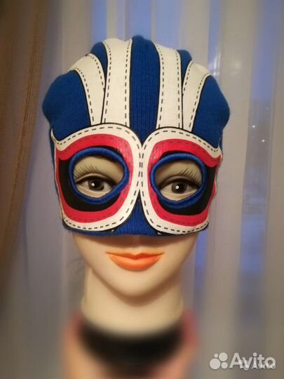 Шапка-маска шерсть