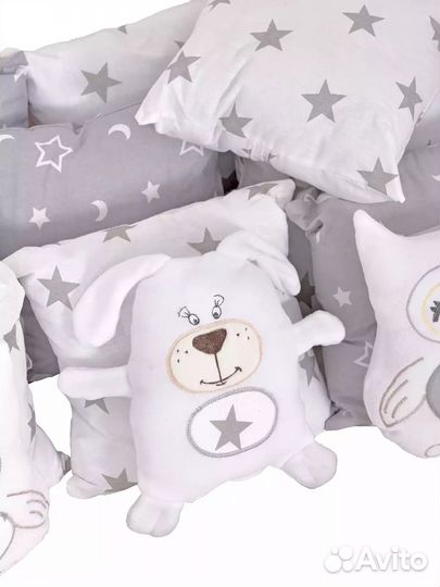 Бортики в детскую кроватку