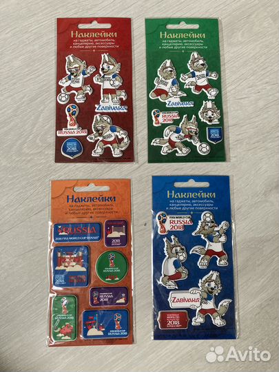 Наклейки Russia 2018 Fifa 2018 Забивака