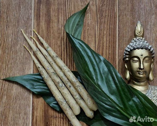 Восковые свечи скрутки и маканые