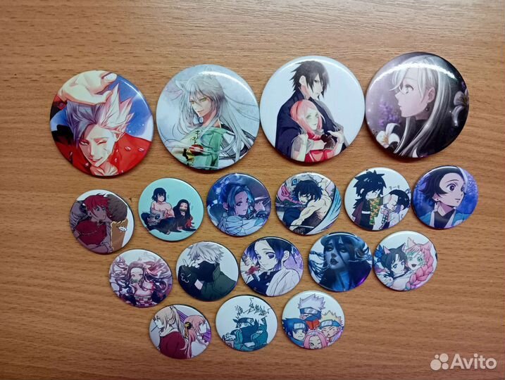 Значки аниме