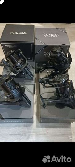 Карповые катушки kaida combat, ADN