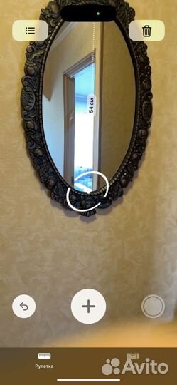 Зеркало овальное в раме СССР