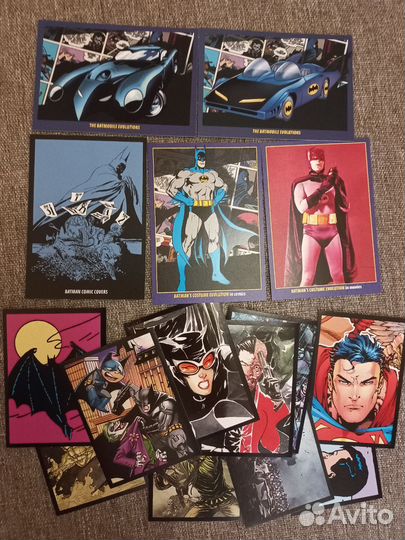 Batman карточки и наклейки