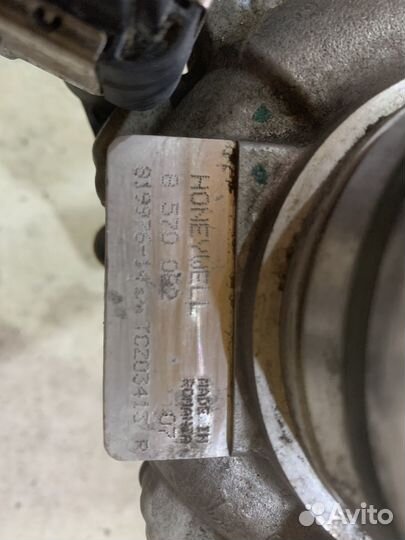 Турбина bmw x3 б/у оригинал 857008207