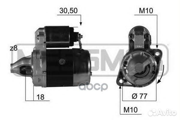 Стартер hyundai accent/getz/elantra/excel/S COU