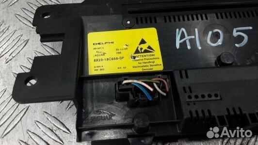 Блок управления печки и климат-контроля jaguar XF