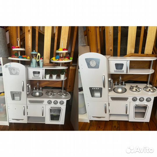 Кухня детская KidKraft Винтаж Белая 53208 KE