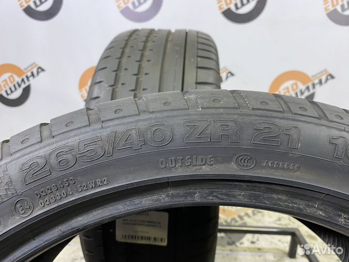 Continental ContiSportContact 2 265/40 R21