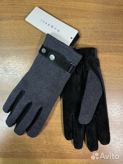 Перчатки кожанные bugatti
