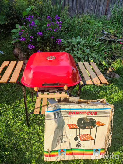 Гриль барбекю угольный новый