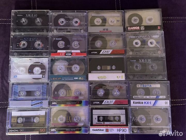 Аудиокассеты denon victor grundig telefunken