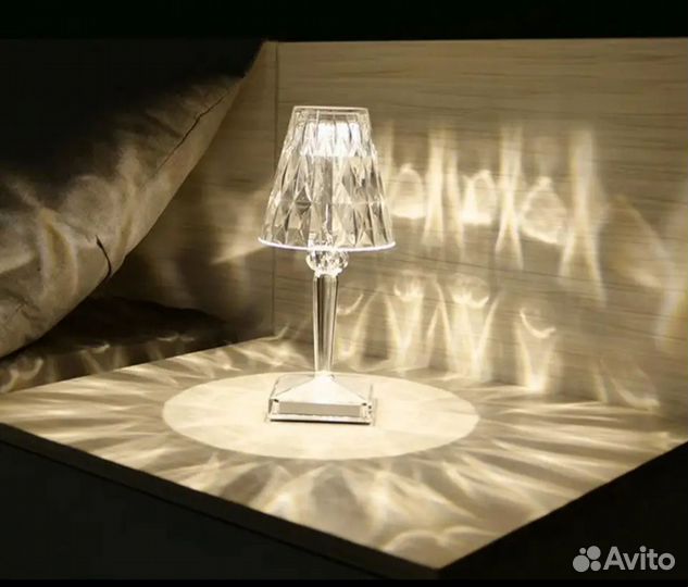 Лампа настольная ночник с пультом д/у