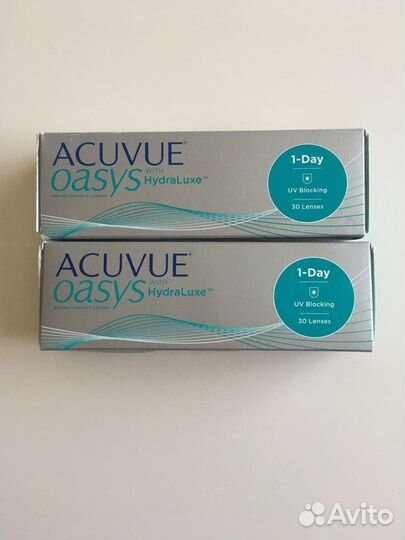 Линзы acuvue oasys однодневные -2,5/3,0