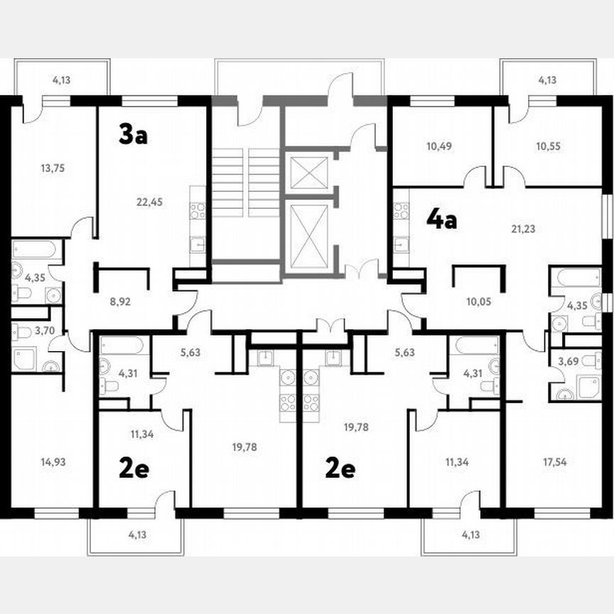1-к. квартира, 40,7 м², 11/17 эт.