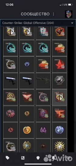 Скины, наклейки cs go