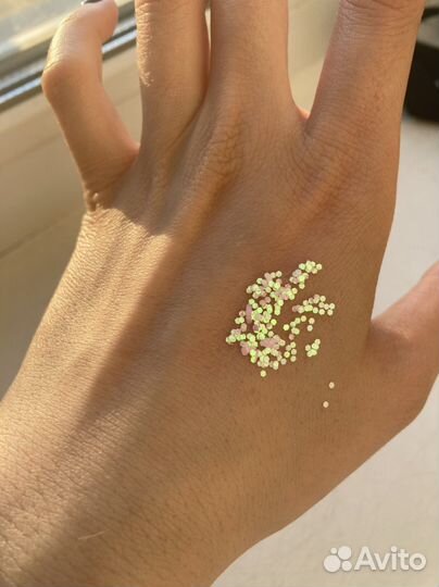 Блестки глиттер для лица и тела