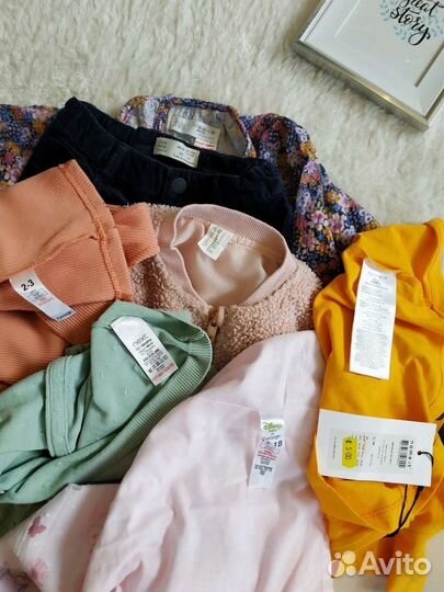 Вещи пакетом для девочки 86-92 zara, next, h&m