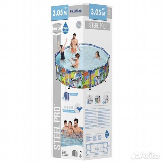 Бассейн каркасный Bestway 305 x 66 см 56985