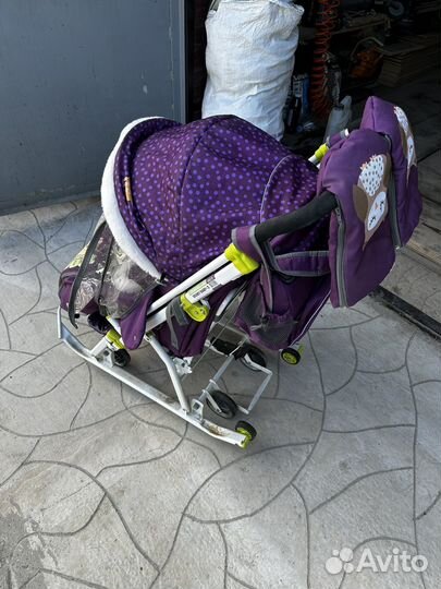 Коляска санки