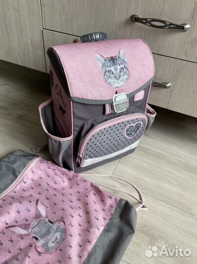 Ранец на замке Belmil Click Cute Cat