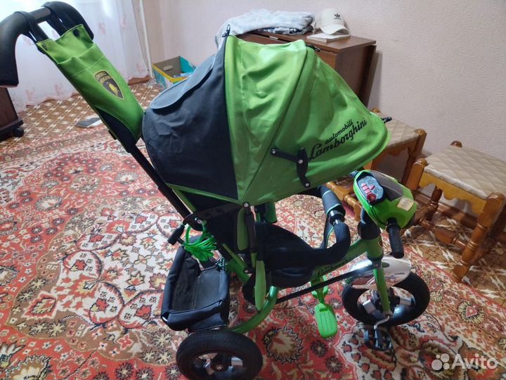 Детский трехколесный велосипед lamborghini