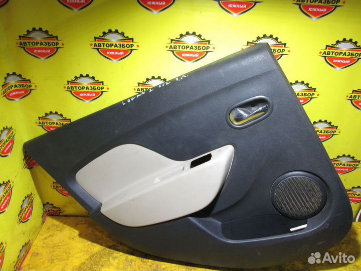 Обшивка двери задней левой Renault Logan 2