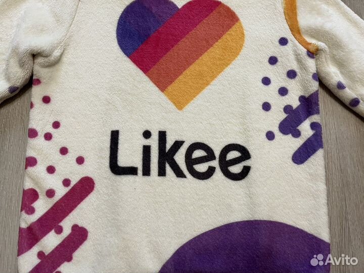 Толстовка Likee велюровая для девочки, рост 146