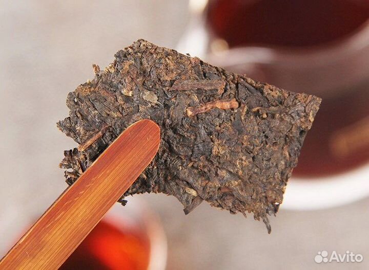 Китайский Черный Чай, Шу Пуэр, 2017, Кирпич 100 гр