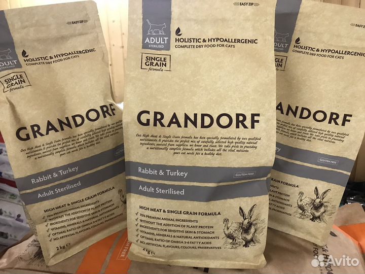 Корм для кошек grandorf