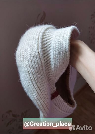 Зимний шерстяной берет, очень теплый