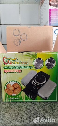 Электровафельница орешница