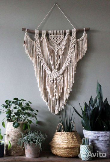 Гигантское макраме панно