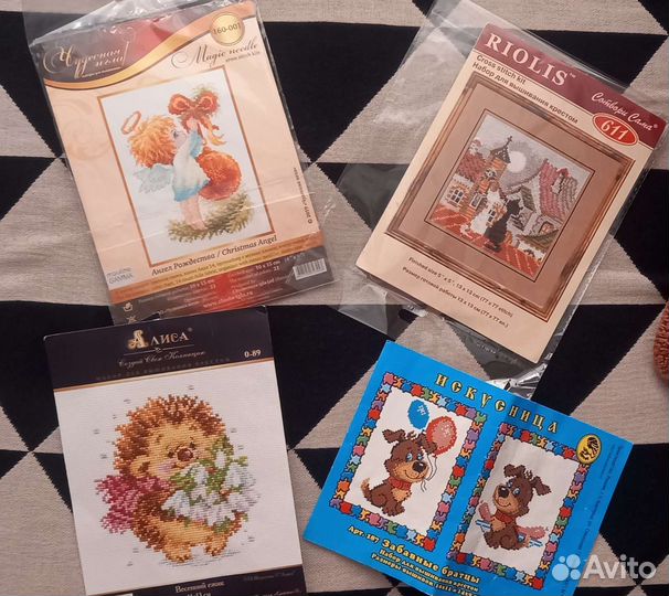 Вышивка крестом остатки наборов