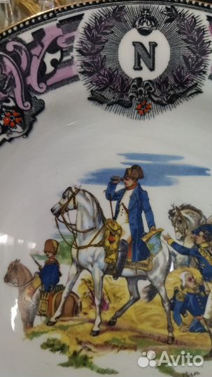 Тарелка серии Наполеон Ваграмская битва 1809 г