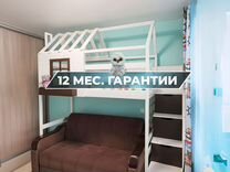 Детская двухъярусная кровать для двоих детей «Малю