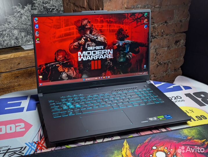 Asus TUF F17 i7-12/ RTX 4070 140w