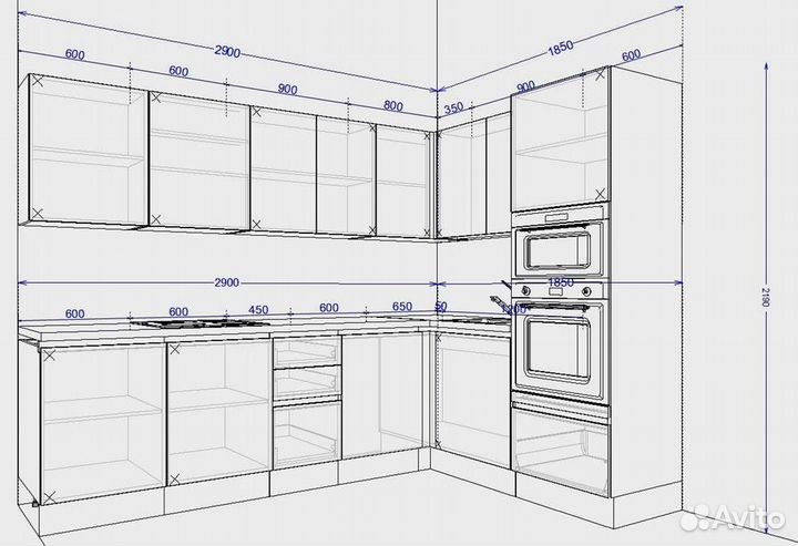 Встроенная кухня от производителя