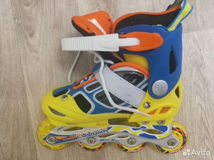 Роликовые коньки детские раздвижные 30-33 Cougar