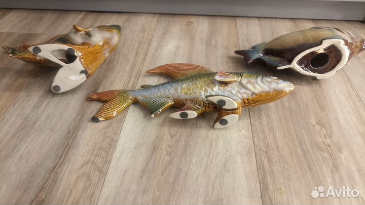 Статуэтки рыбки цена за всё фарфор или керамика
